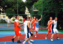 籃球比賽增進(jìn)友誼